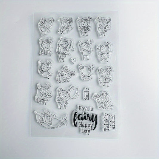 Reusable Cartoon Journal Stamp for DIY Crafts