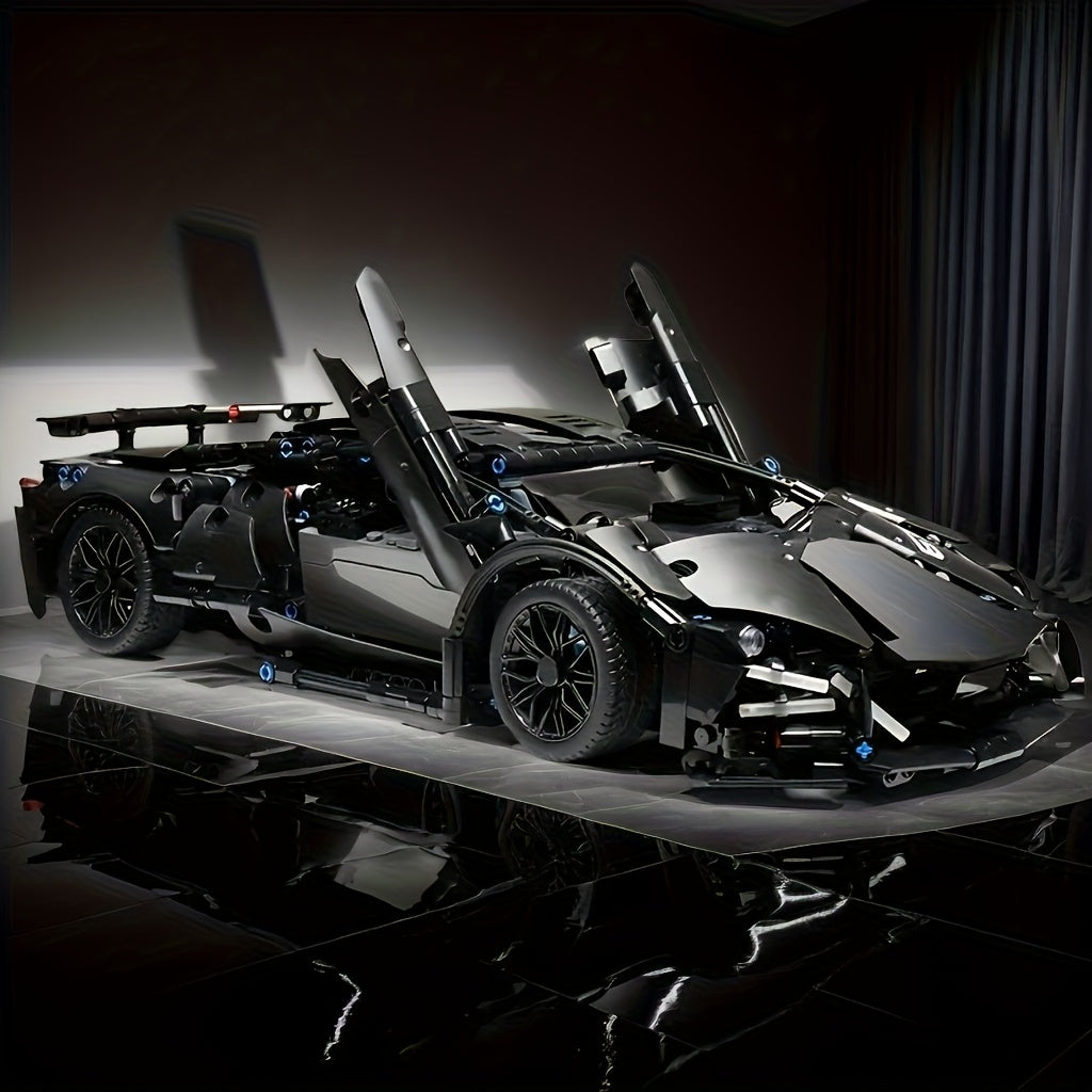 1288pcs Supercar Racing Car Building Block Set - Perfect Birthday Gift for Boyfr
