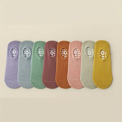 8 Pairs Mix Yoga Socks Breathable Low Cut Non slip Grips Sports Socks Pilates