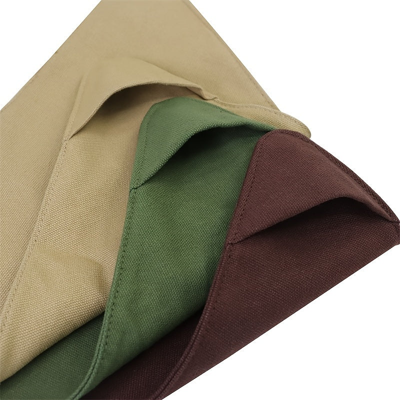 Canvas Camping Stool Cushion Lightweight Foldable Chair