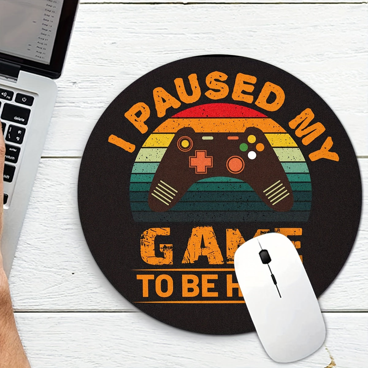 Retro Game Console Mouse Pad Art Pattern Non Slip for Gaming Halls