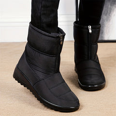 Women's Thermal Snow Boots Waterproof Slip on Winter Ankle Boots