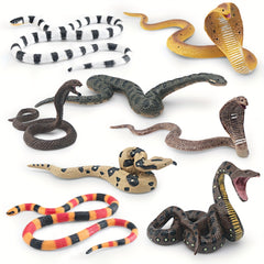 Realistic PVC Cactus Snake Toy Natural Habitat Educational Gift Kids Classroom