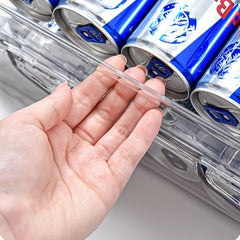 Foldable 2-Layer Can Organizer for Refrigerator and Pantry