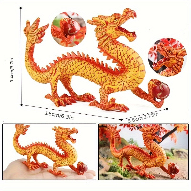 Dragon Statue Model Home Desktop Decoration Ornament Holiday Gift