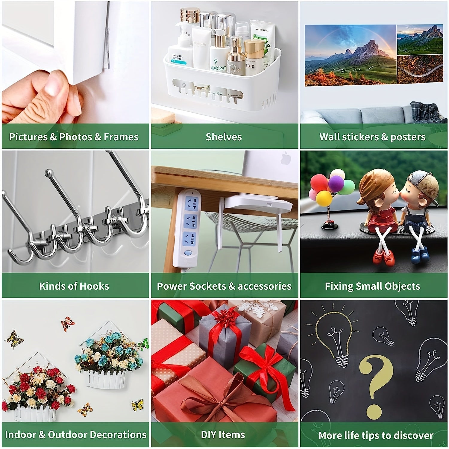 Heavy Duty Double Sided Adhesive Tape for Picture Hanging