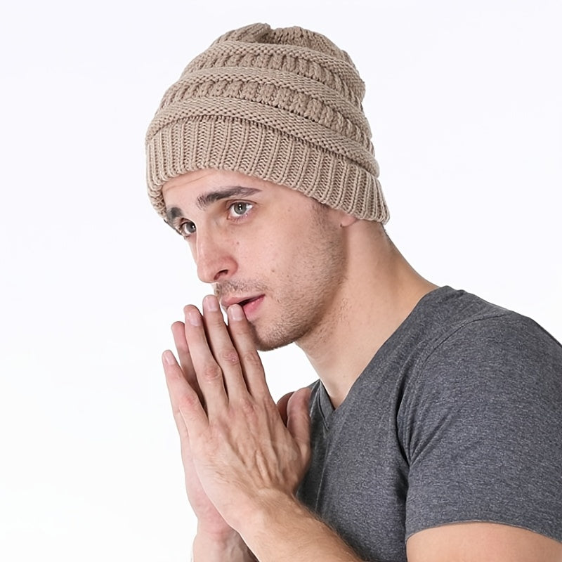 Winter Warm Knitted Hat Men's Women's Accessories