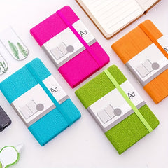 Small Leather Notepad for College Students - Mini Diaries