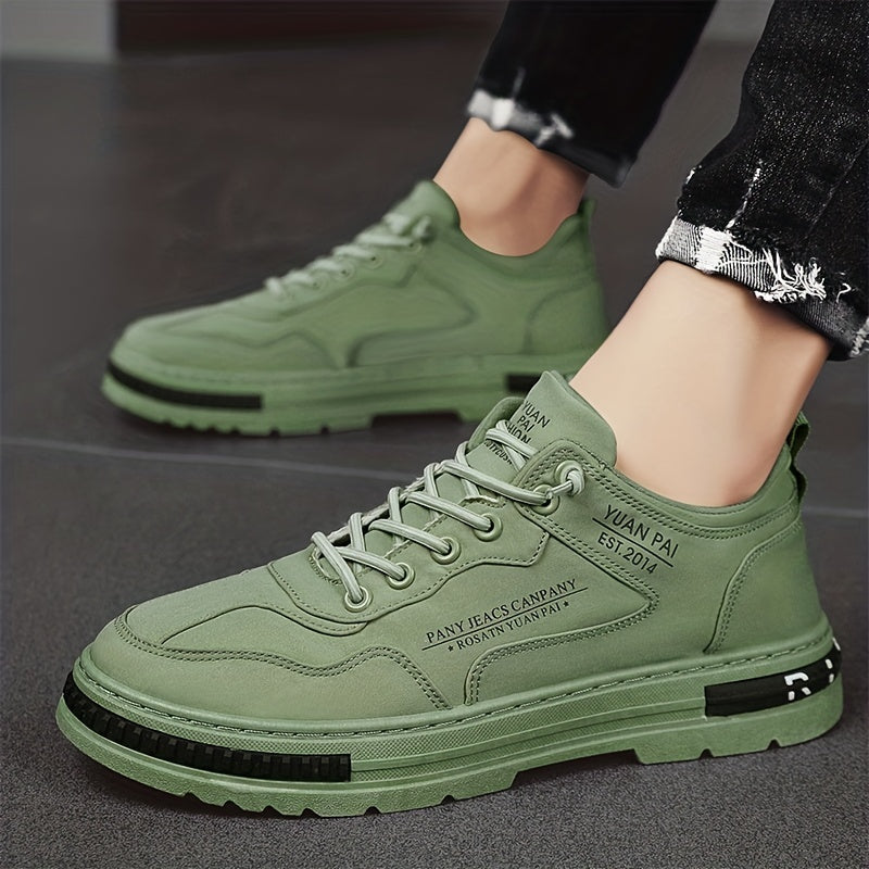 Men's Casual Skate Shoes Lace up Walking Sneakers