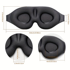 3pcs Soft Silk Eye Mask Shading Men Women Sleep Aid