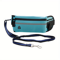 Running Waist Bag & Dog Leash Combo for Outdoor Jogging