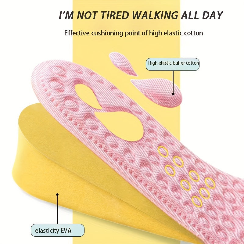 Invisible Height Increase Insoles Arch Support Breathable Insoles