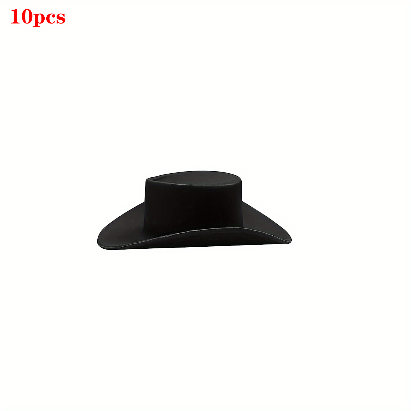 10pcs Pink Mini Cowboy Hat Party Accessories Toy Doll Dress Up Play House Games