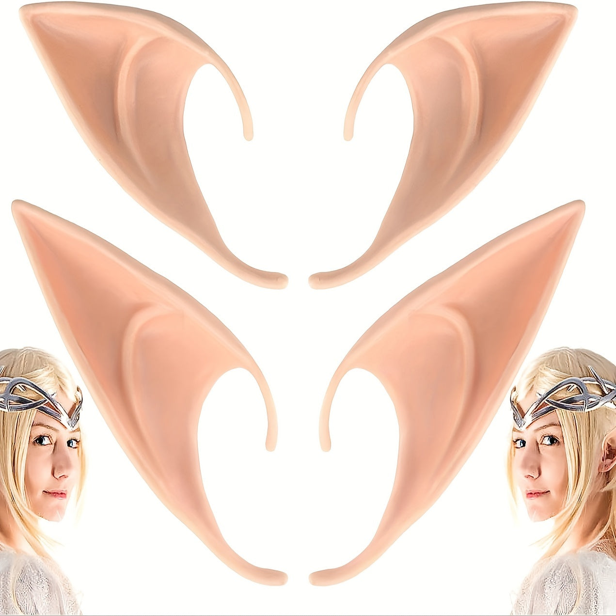 Fairy Elf Ears Anime Party Costumes Masquerade Halloween 2 Pairs