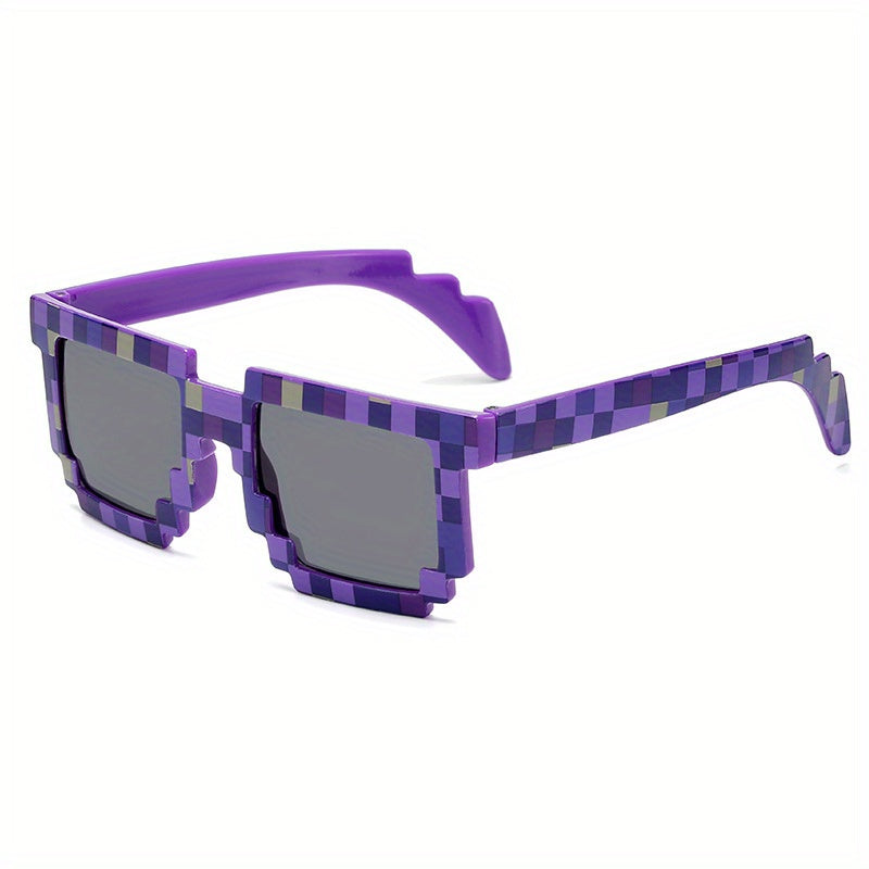 Y2K Mosaic Square Sunglasses UV400