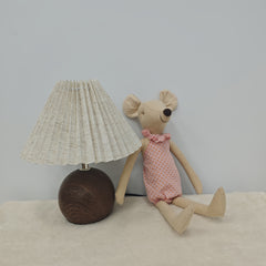 Adorable Dressable Mouse Stuffed Animal Doll Plush Toy with Pink & Green Outfits