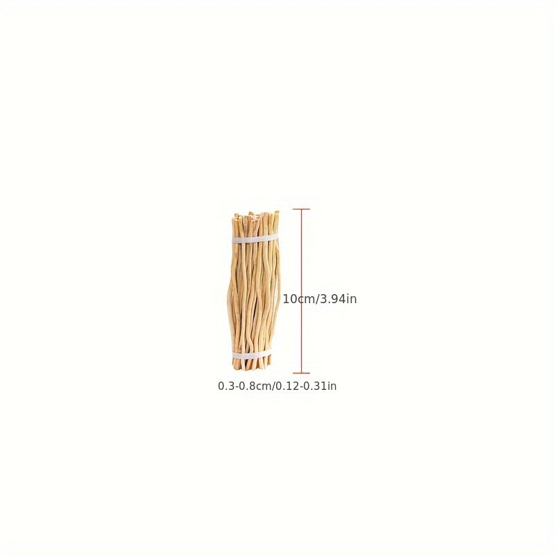 50pcs Wooden Sticks Decorative Crafts DIY Material D
