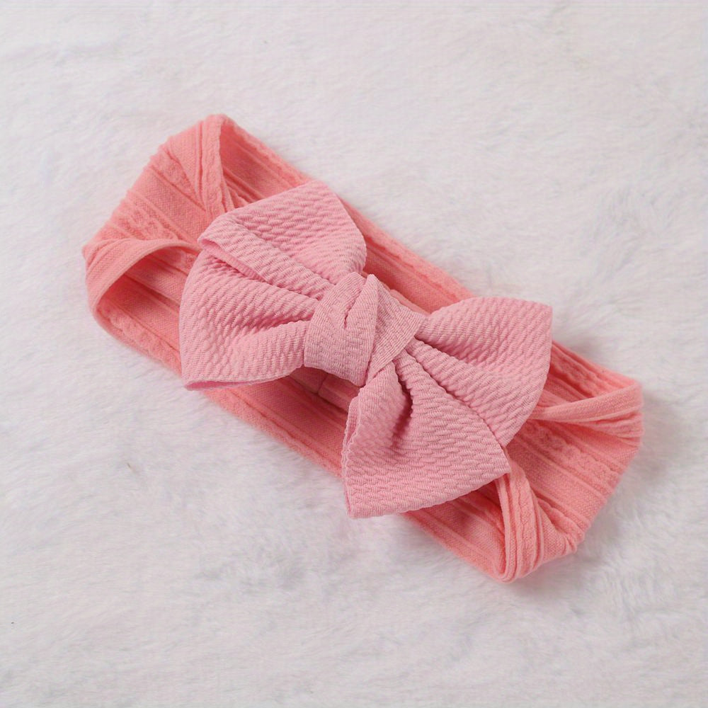 Baby Girls Nylon Bowknot Headband Hair Accessories