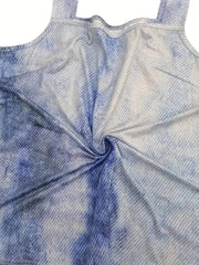 Tie Dye Tank Top Square Neck Medium Stretch Cami