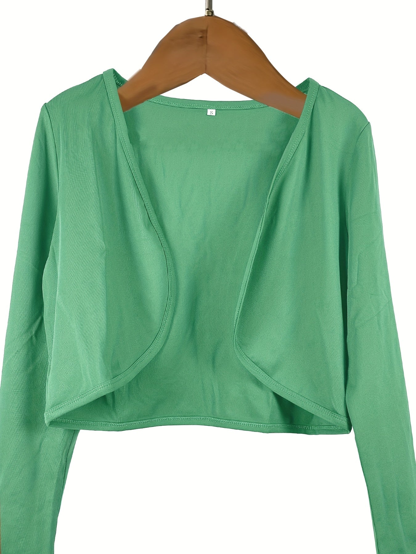 Stylish Open Front Crop Jacket for Women