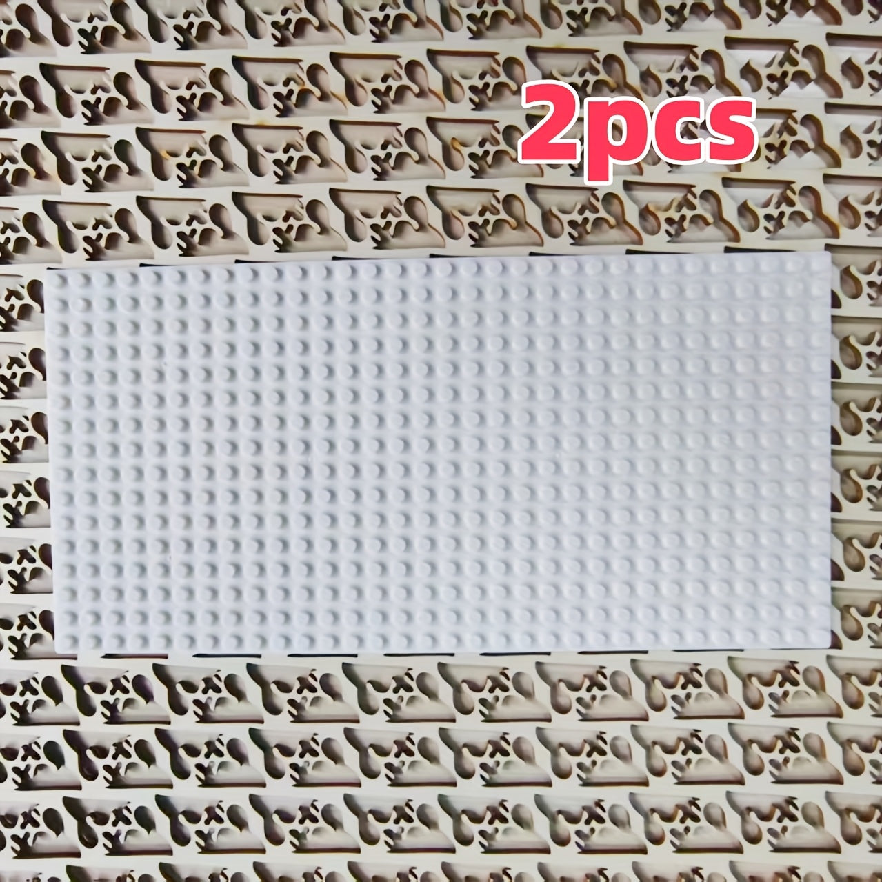 2pcs Small Particle Building Blocks Wall Base Plate Universal Base Plate