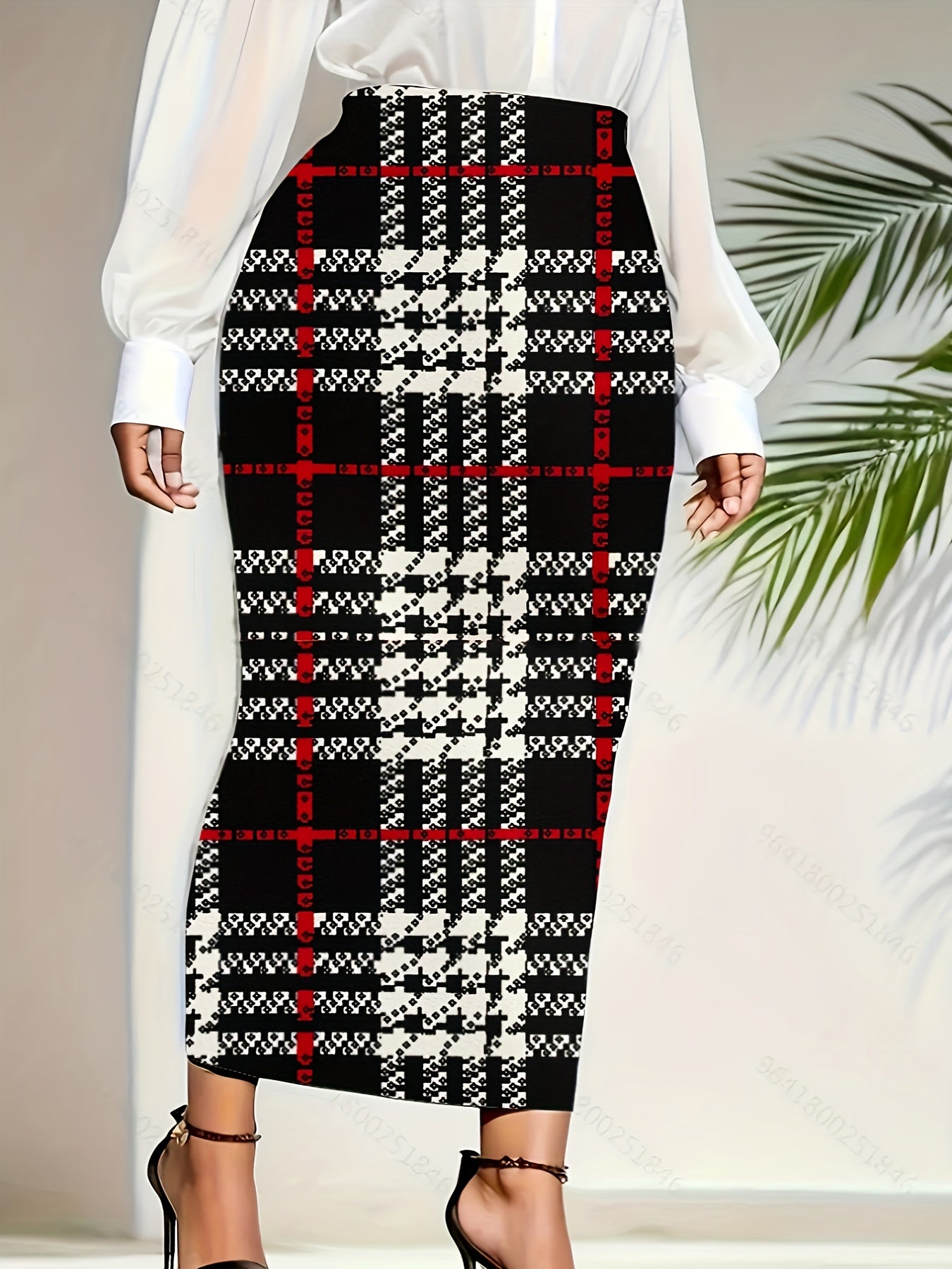 Women's High Rise Midi Maxi Skirt