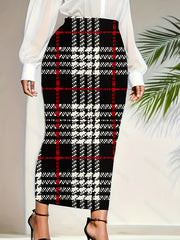 Women's High Rise Midi Maxi Skirt