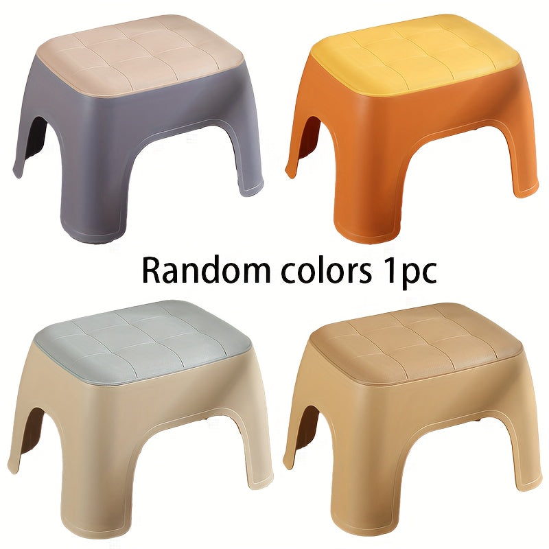 1pc Lightweight Step Stool 200lb Capacity Non-slip Stool