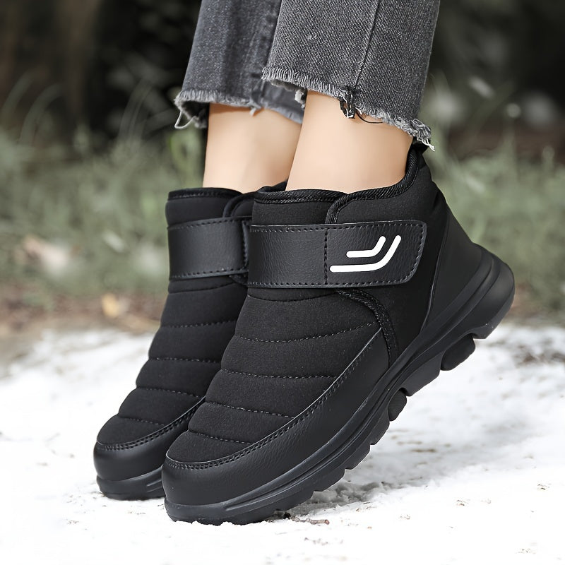 Plush Lined Furry Snow Boots Winter Shoes