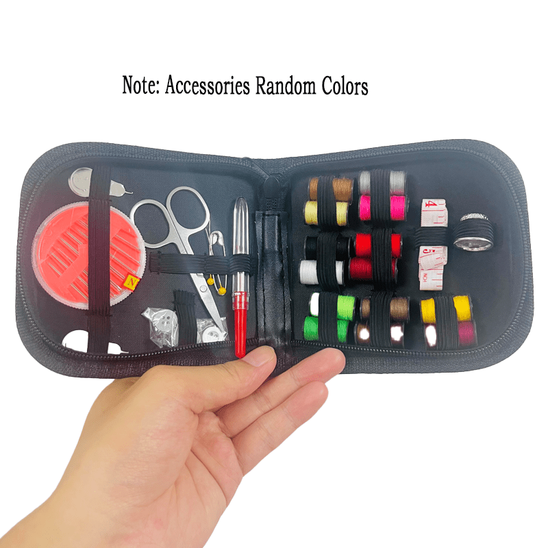 1pc Sewing Kit Box Embroidery Handwork Tool Storage Bags Needles Thread Scissor