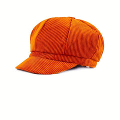 British Octagonal Hat Retro Peaked Hat For Girls