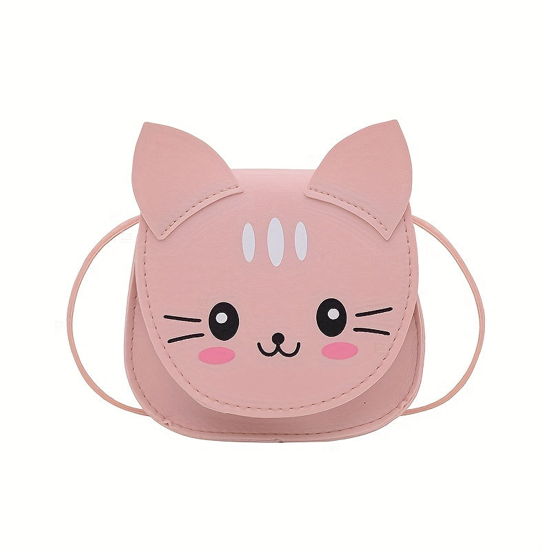 Girls Cat Crossbody Bag For Kids Children