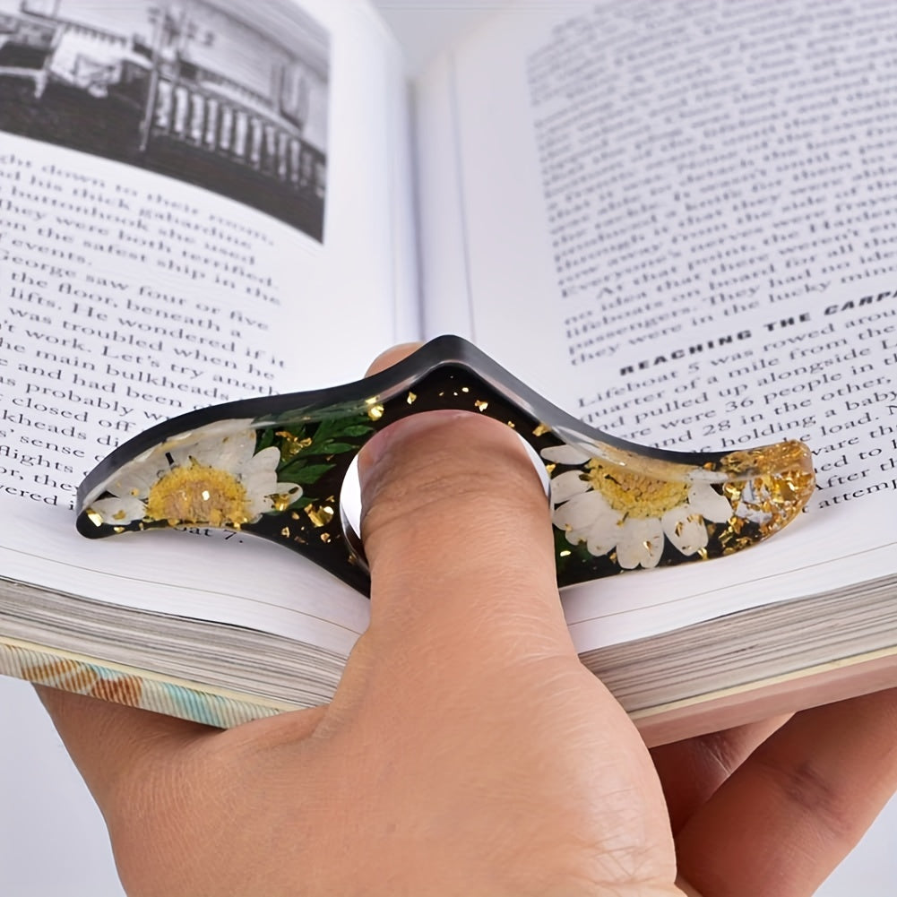 Book Page Holder Thumb Book Page Holder Dried Flowers For Resin
