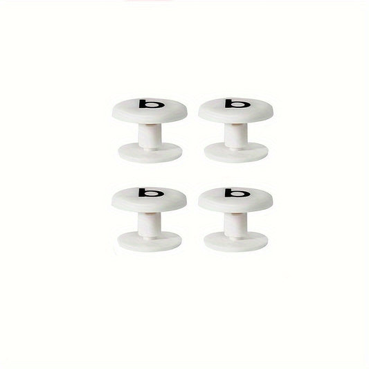 4 Pcs Beach Tote Bag Buckles Plastic Lightweight Rivets