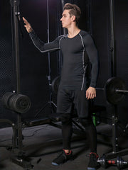 Quick Drying Men's Sports Suit for Casual and Fitness Training