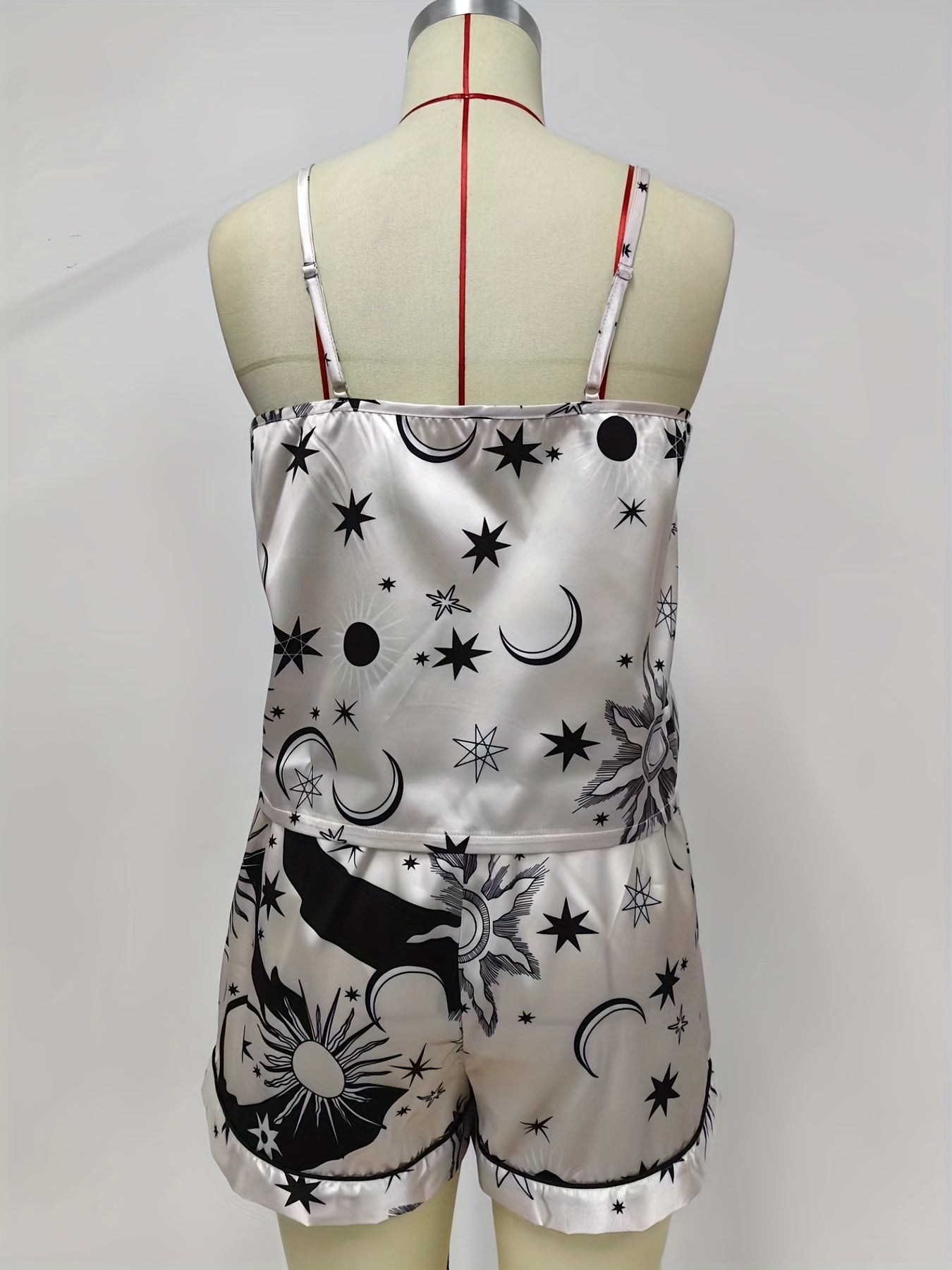 Starry Print Pajama Set Cami Top & Shorts Women Sleepwear