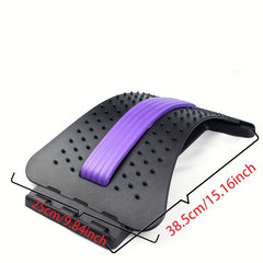 Adjustable Lumbar Spine Stretching Device for Yoga Back Support