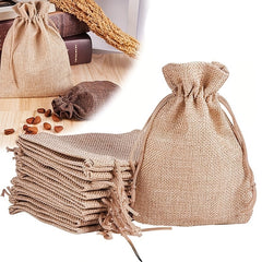 Burlap Bag Jute Gift Bags DIY Wedding Favor Gift Bag Packaging