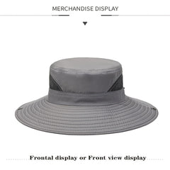 Unisex Sunshade Bucket Hat For Outdoor Leisure Fishing Cycling