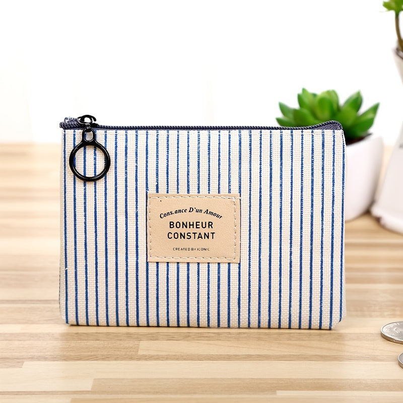 Zipper Storage Bag Cosmetic Pouch Sanitary Napkin Bag Modern Style