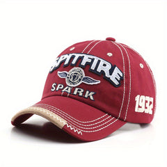 Letter Embroidery Curved Brim Baseball Cap Street Sun Hat