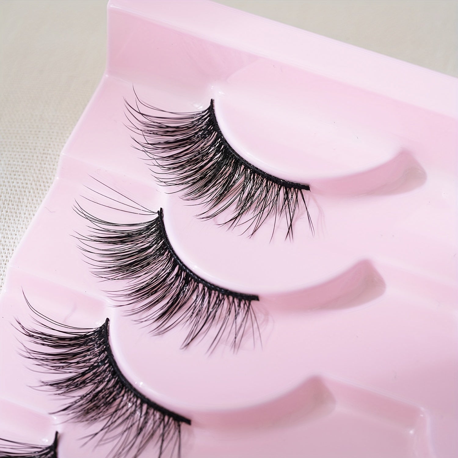 10 Pairs Half False Eyelashes Cat Eyes Look Natural Cross Lashes Eye Tail...