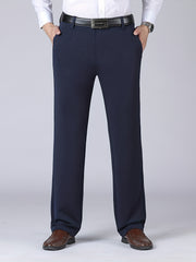 Men's Warm Stretch Dress Pants for Business