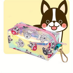 Portable Cartoon Pet Bin Bag Holder Dog Poop Bag Dispenser For Dog Leash