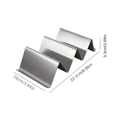 1pc Stainless Steel Taco Holder Reusable Taco Stand Rack S