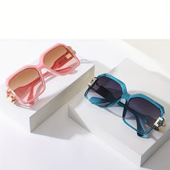 Men's Vintage Rectangle Sunglasses UV Protection Sun Glasses