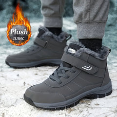 Women's Non Slip Fur Lined Snow Boots Thermal Winter Hiking Shoes