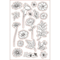 Flower Transparent Silicone Stamp Seal Gift For Boys And Girls