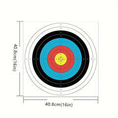 10pcs Archery Targets Standard Rings for Accurate Shooting Practice