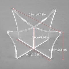 Acrylic Basketball Display Stand Football Volleyball Swing Base Ball Bracket